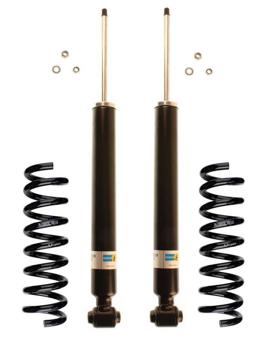 Mercedes Shock Absorber and Coil Spring Assembly - Rear (Standard Suspension) (B4 OE Replacement DampMatic) 204326350028 - Bilstein 3808852KIT